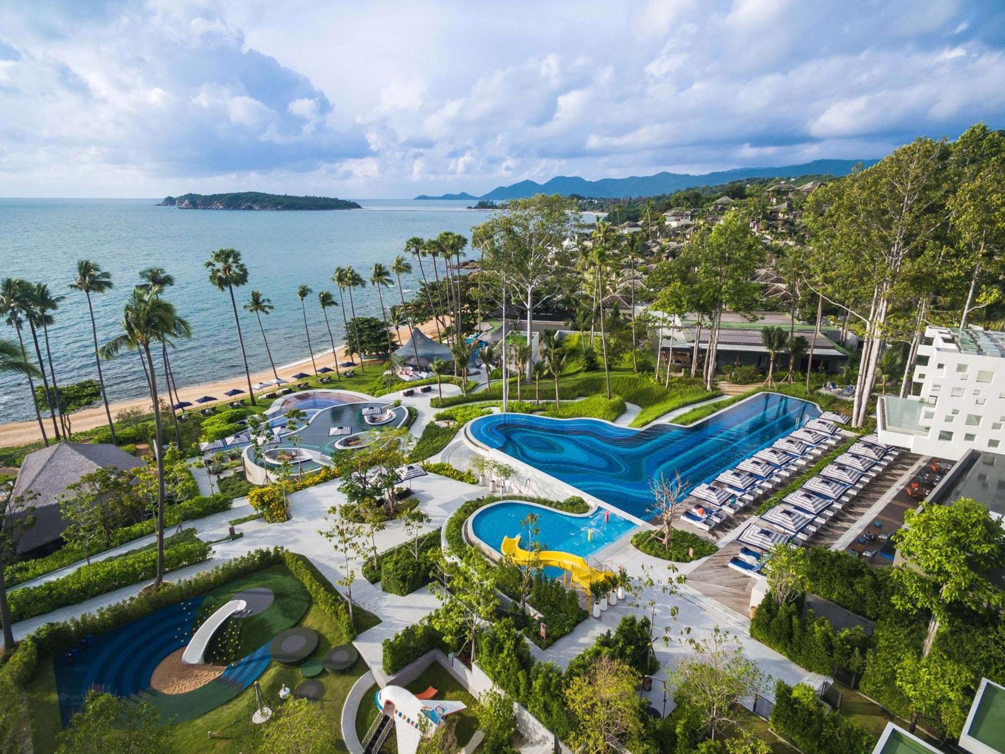 Готель Hyatt Regency Koh Samui пляж Чавенг Екстер'єр фото Aerial view of the resort